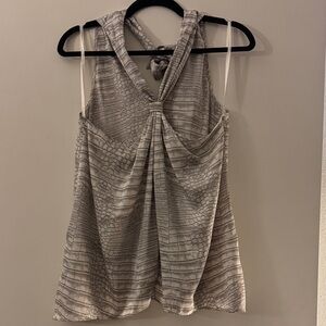 BCBGMaxAzria Textured Gray Tank Top